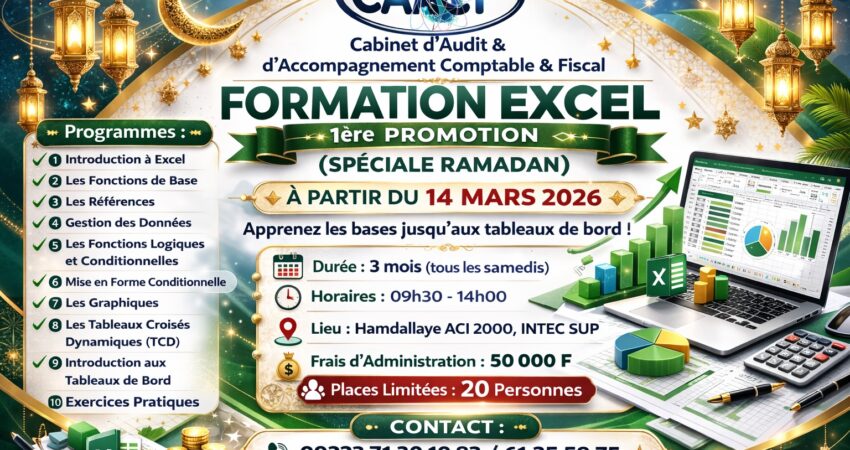 FORMATION GRATUITE EXCEL