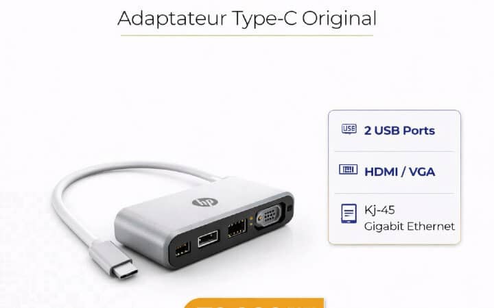 adaptateur HP Original Type-C